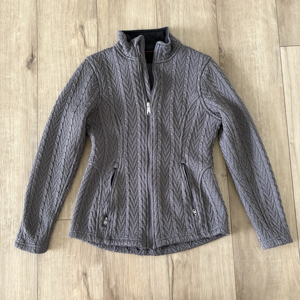 Spyder Major Cable Stryke Full Zip Sweater Jacket for Women Size Small